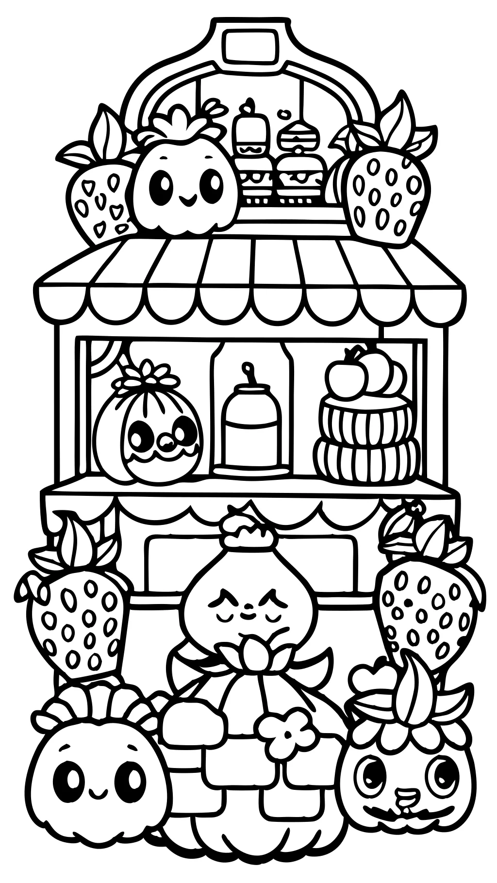 coloring pages shopkins free